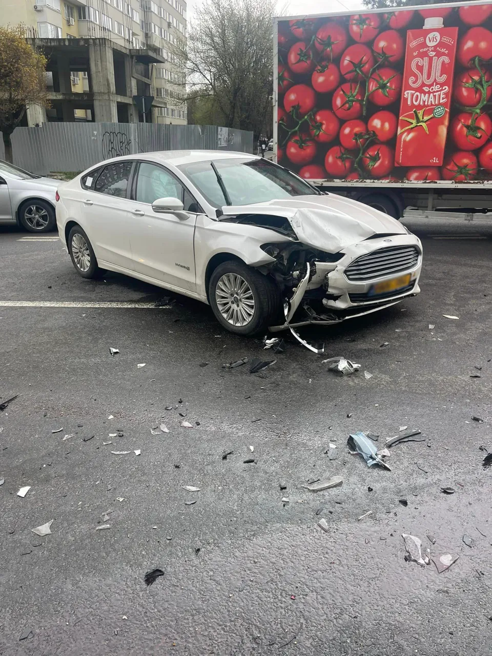 В Кишиневе произошло ДТП с участием автомобиля такси