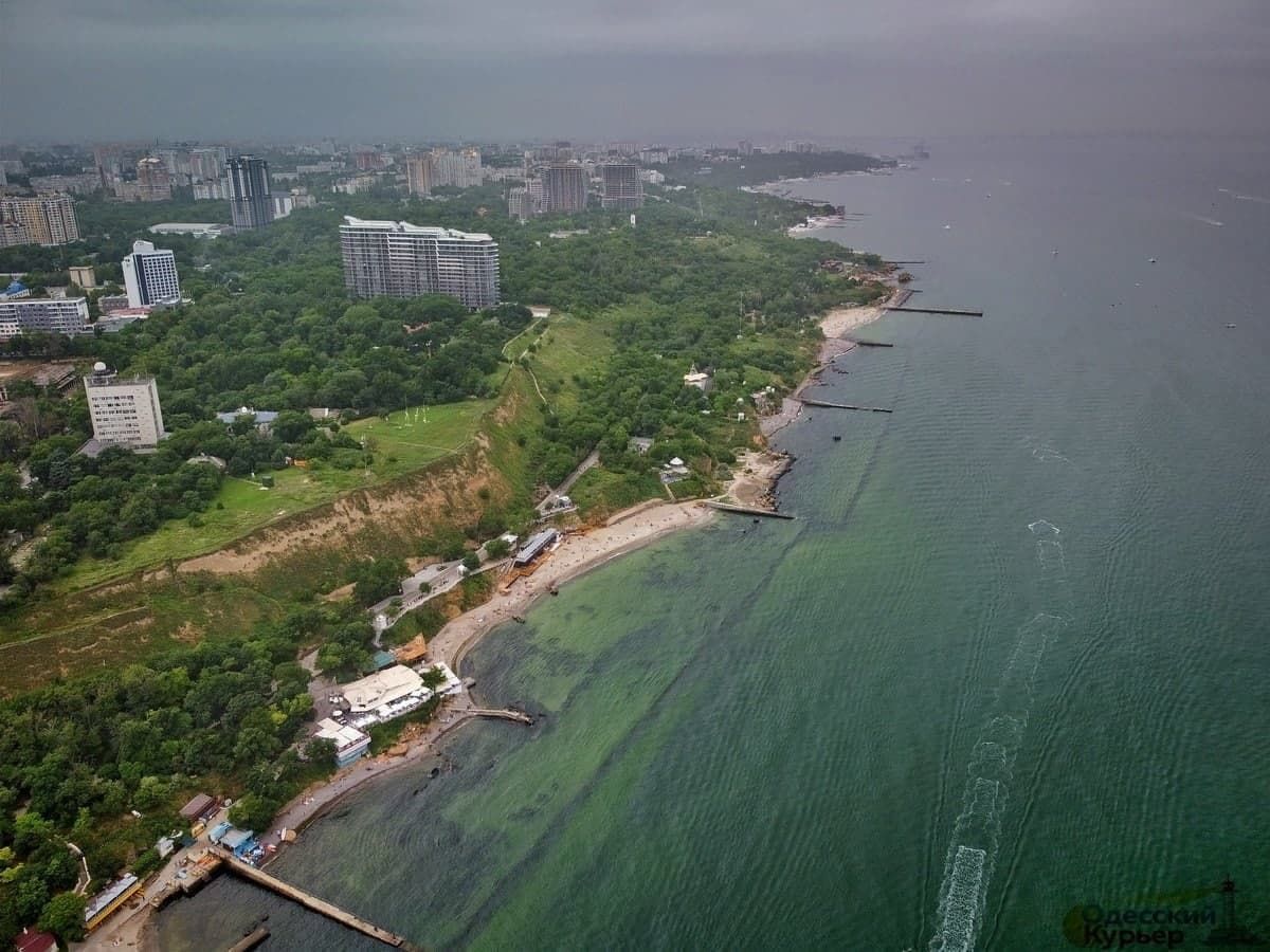 В Одессе "зацвело" море из-за мусора