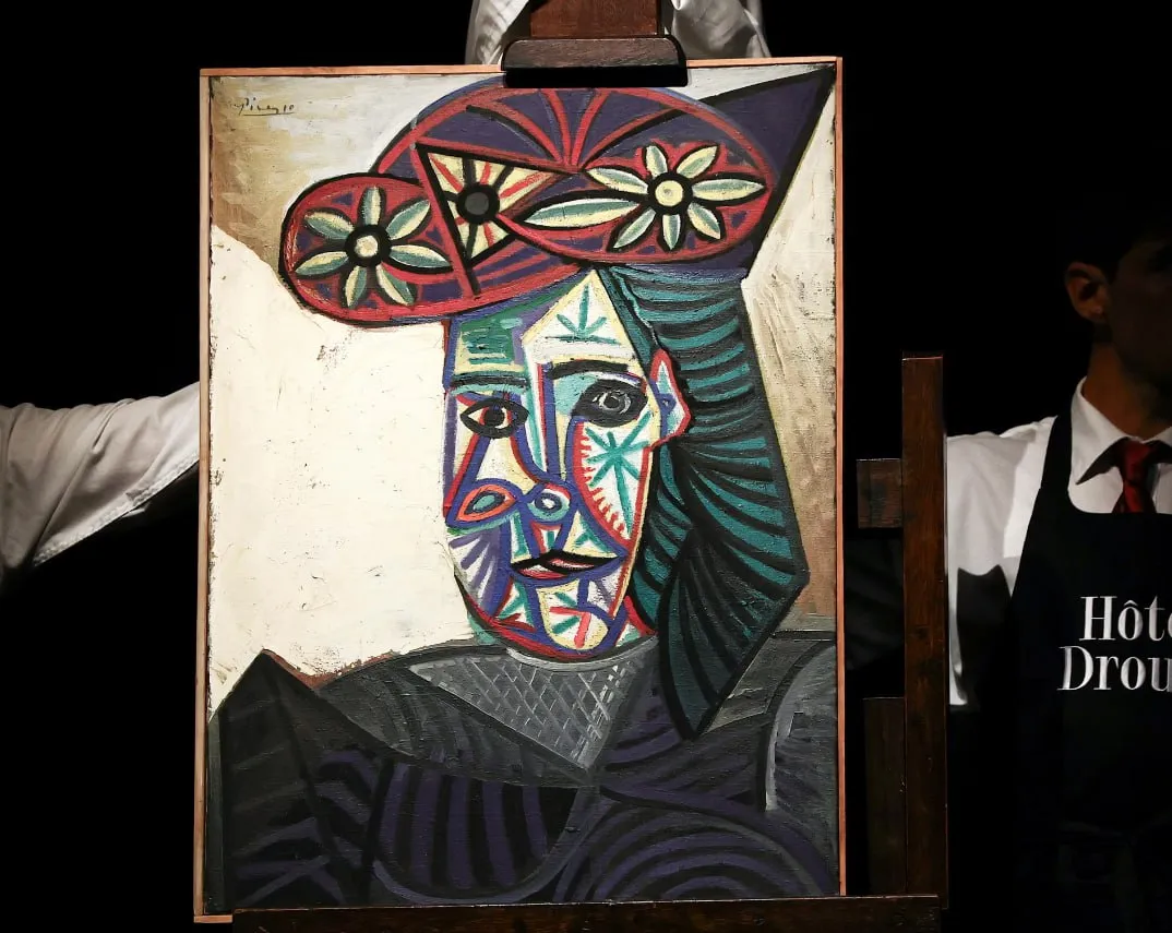 Unul dintre portretele muzei lui Picasso, Dora Maar, scos pentru prima dată la licitație