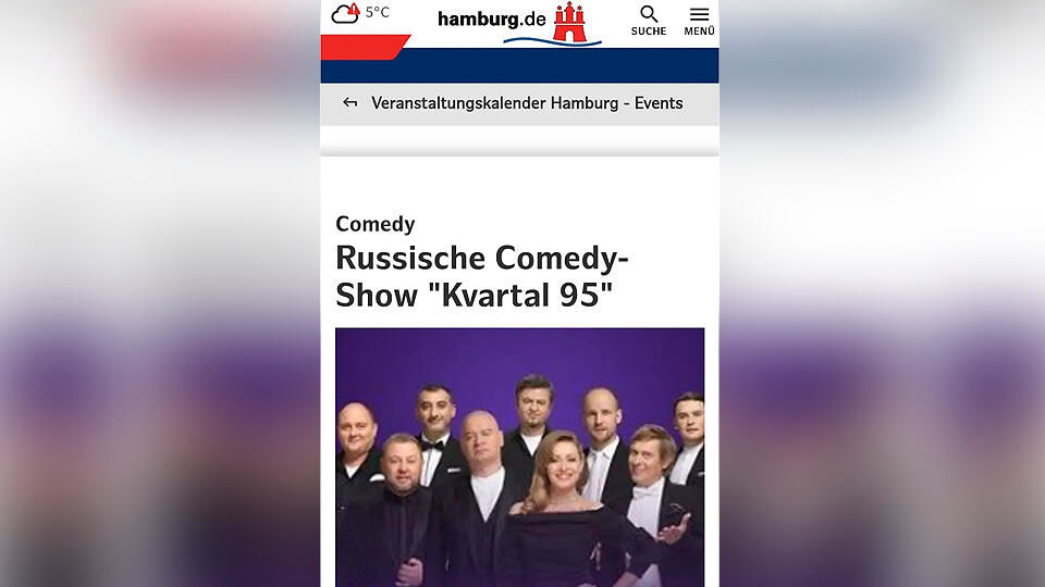 "Квартал 95" хочет отменить концерты в Германии из-за слов "русское шоу" на афишах