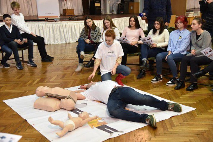 В Кишиневе школьники учились оказывать первую медицинскую помощь