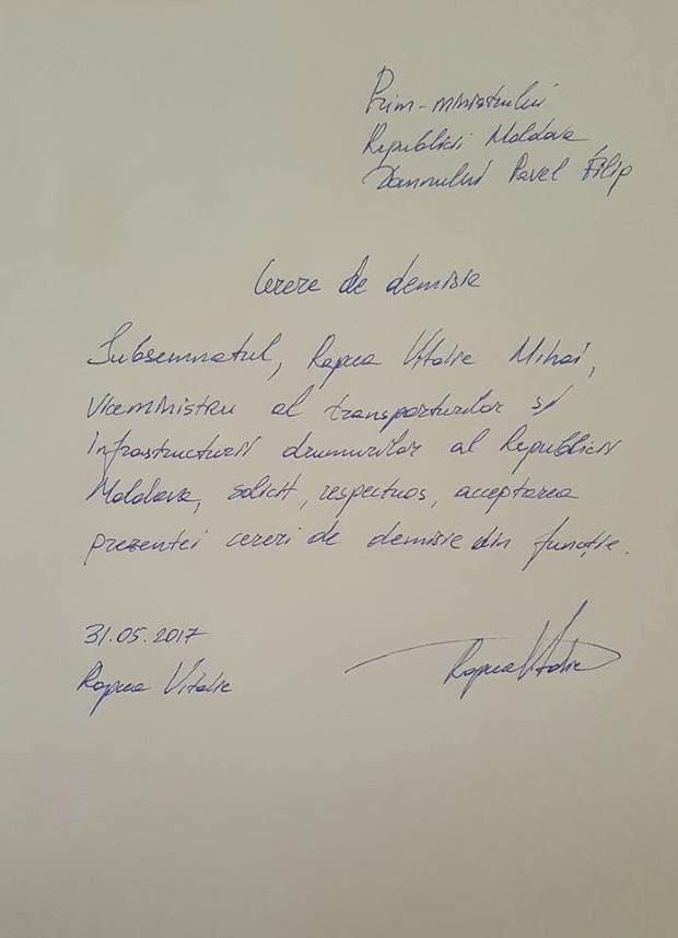 Încă o demisie! Viceministrul MTID și-a prezentat cererea de plecare din funcție