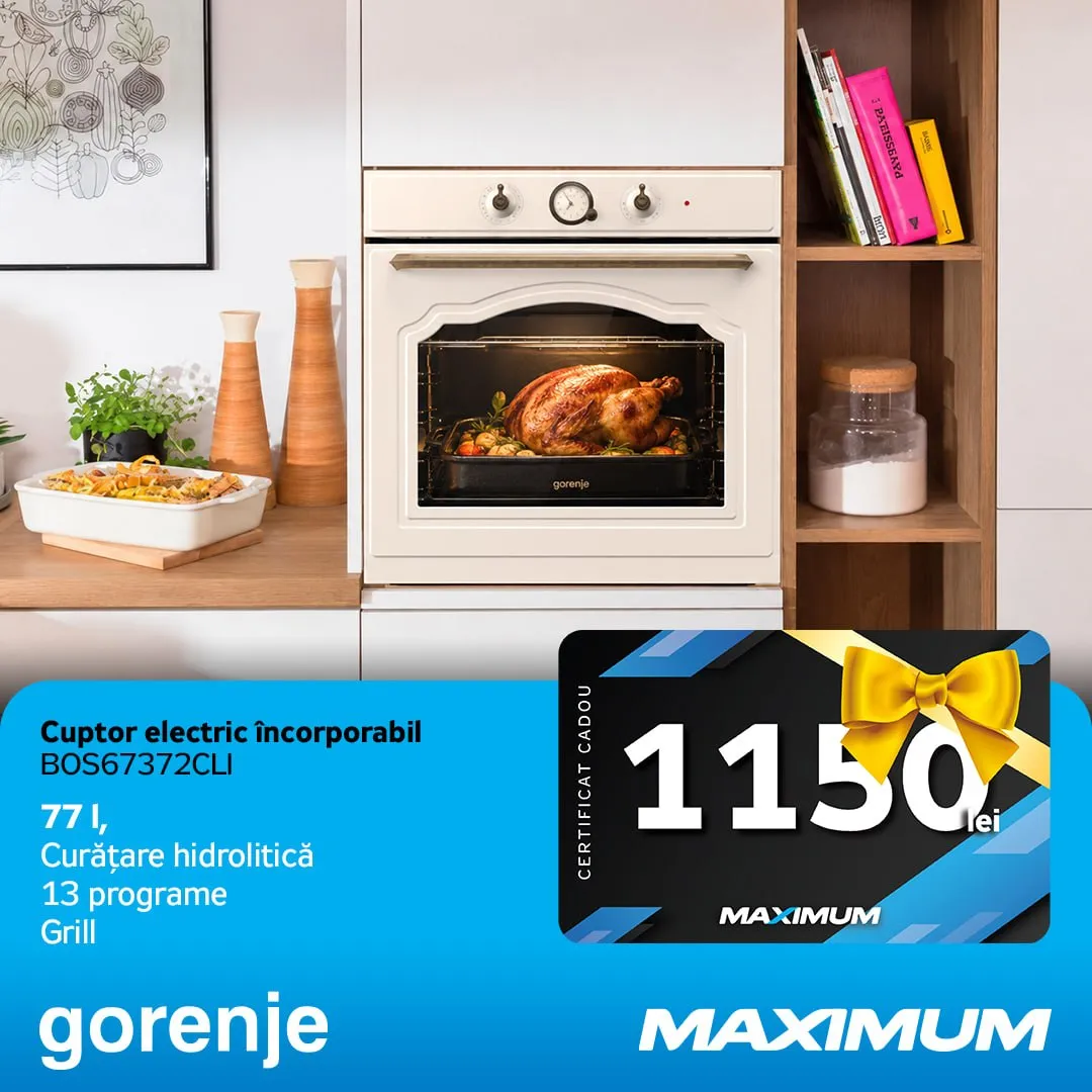 Maximum: Покупайте Gorenje и Hisense — получайте подарочные сертификаты и выбирайте технику на свой вкус