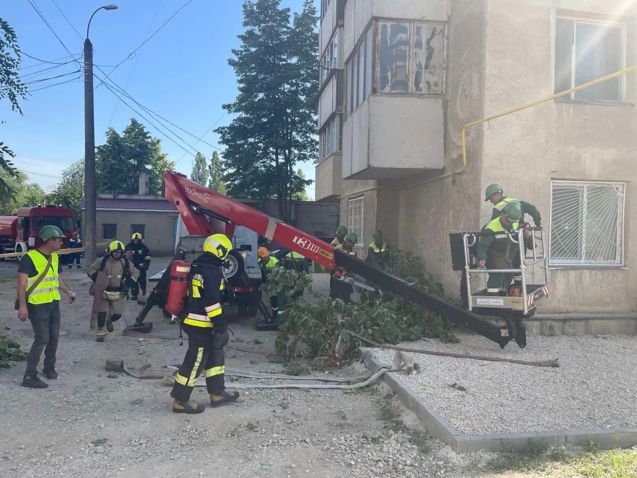 В столичном секторе Буюканы прошли учения по гражданской обороне