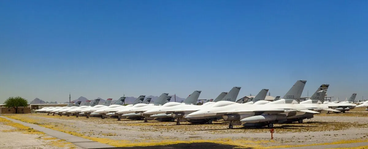 Cel mai mare cimitir de avioane, impresionant prin mărimea și numărul de aeronave