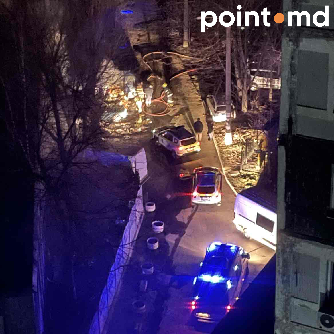 В жилых дворах на Телецентре сгорел автомобиль