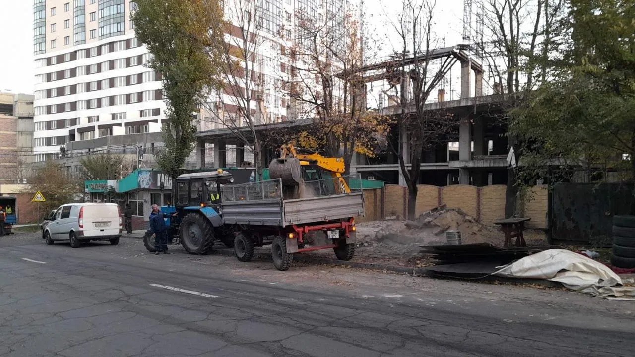O terasă de vară din sectorul Ciocana al Capitalei, demontată
