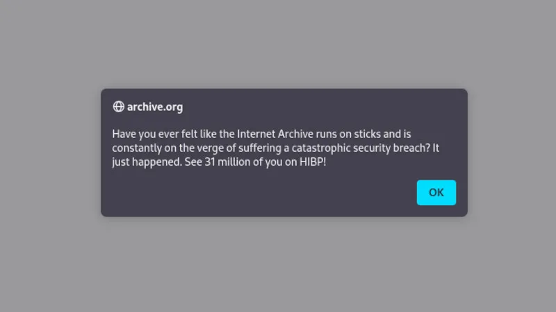 Site-ul Internet Archive a fost atacat de hackeri: Datele a 31 milioane de utilizatori au fost furate