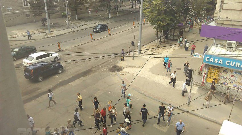 Как выглядит бульвар Штефана чел Маре в процессе ремонта