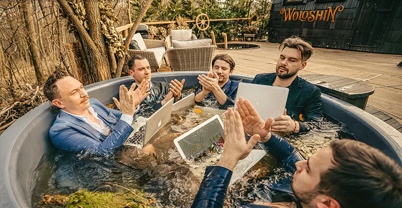Бизнес встреча в Woloshin banya – как пар помогает бизнесу