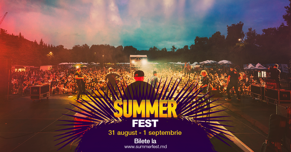 Chișinău Summer Fest – проведи последний день лета на самом масштабном фестивале года ®