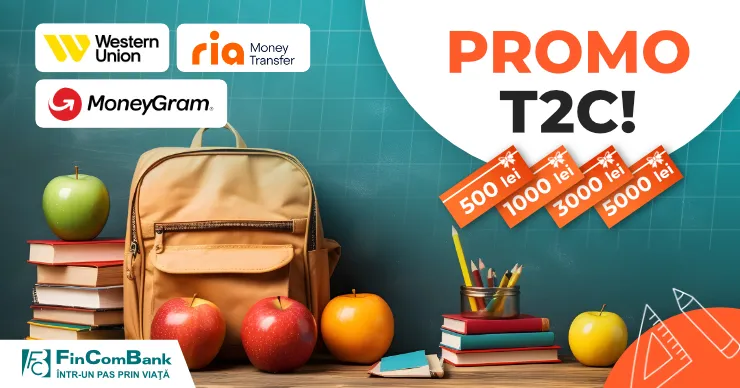 Получайте переводы через услугу T2C от FinComBank и выигрывайте денежные призы