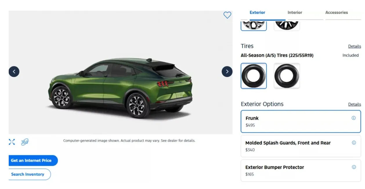 Нетипичная опция: покупателям электрокара Ford предлагают доплатить $500 за багажник