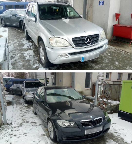 У граждан Молдовы на КПП "Паланка" изъяли Mercedes и BMW