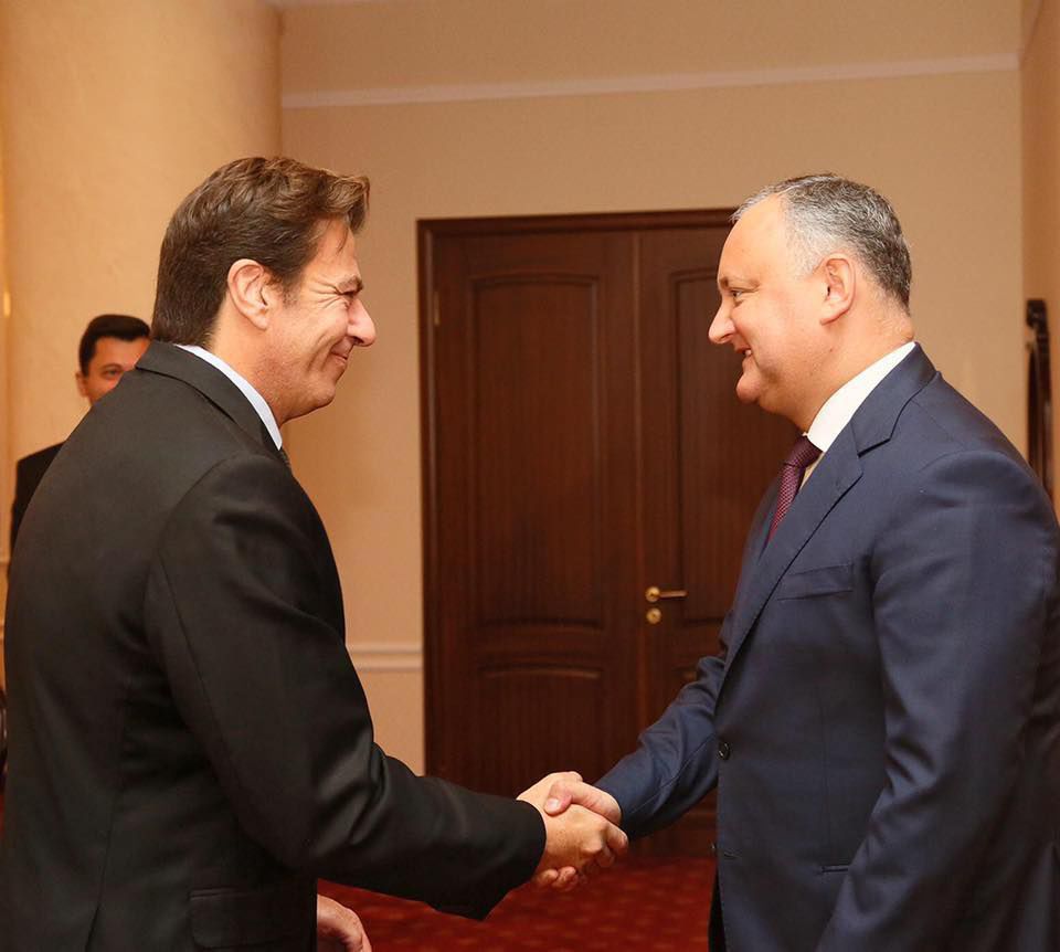 Президент Молдовы встретился с главой Офиса Совета Европы в Кишиневе