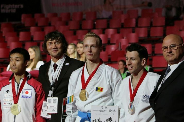 Молдавский каратист Николай Бондарев завоевал золото чемпионата мира