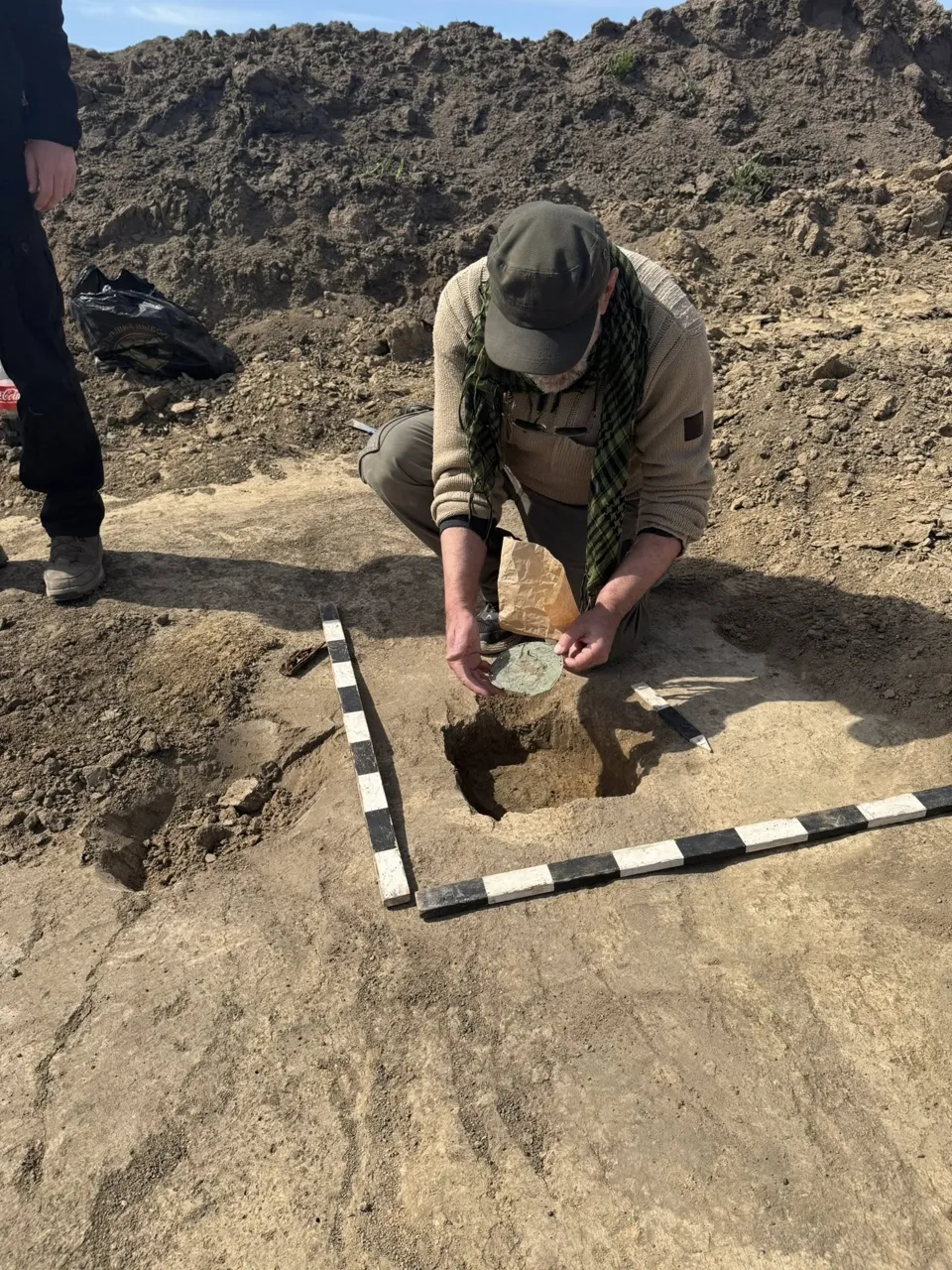 У села Гура Быкулуй обнаружили скифское захоронение возрастом более 2000 лет