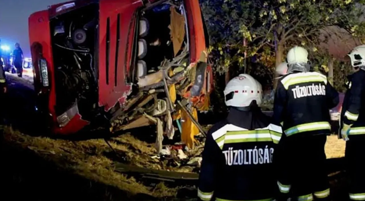Un autobuz polonez, implicat într-un accident în Ungaria: 12 persoane au murit