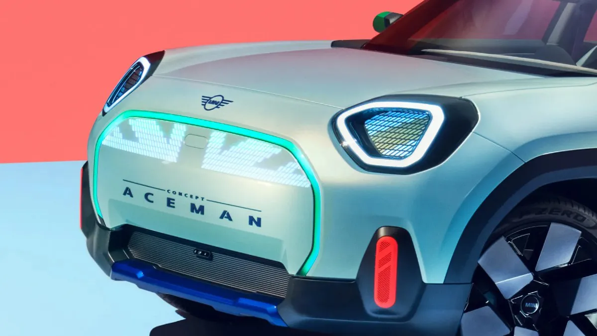 Mini показала концепт Aceman — свой первый электрический кроссовер