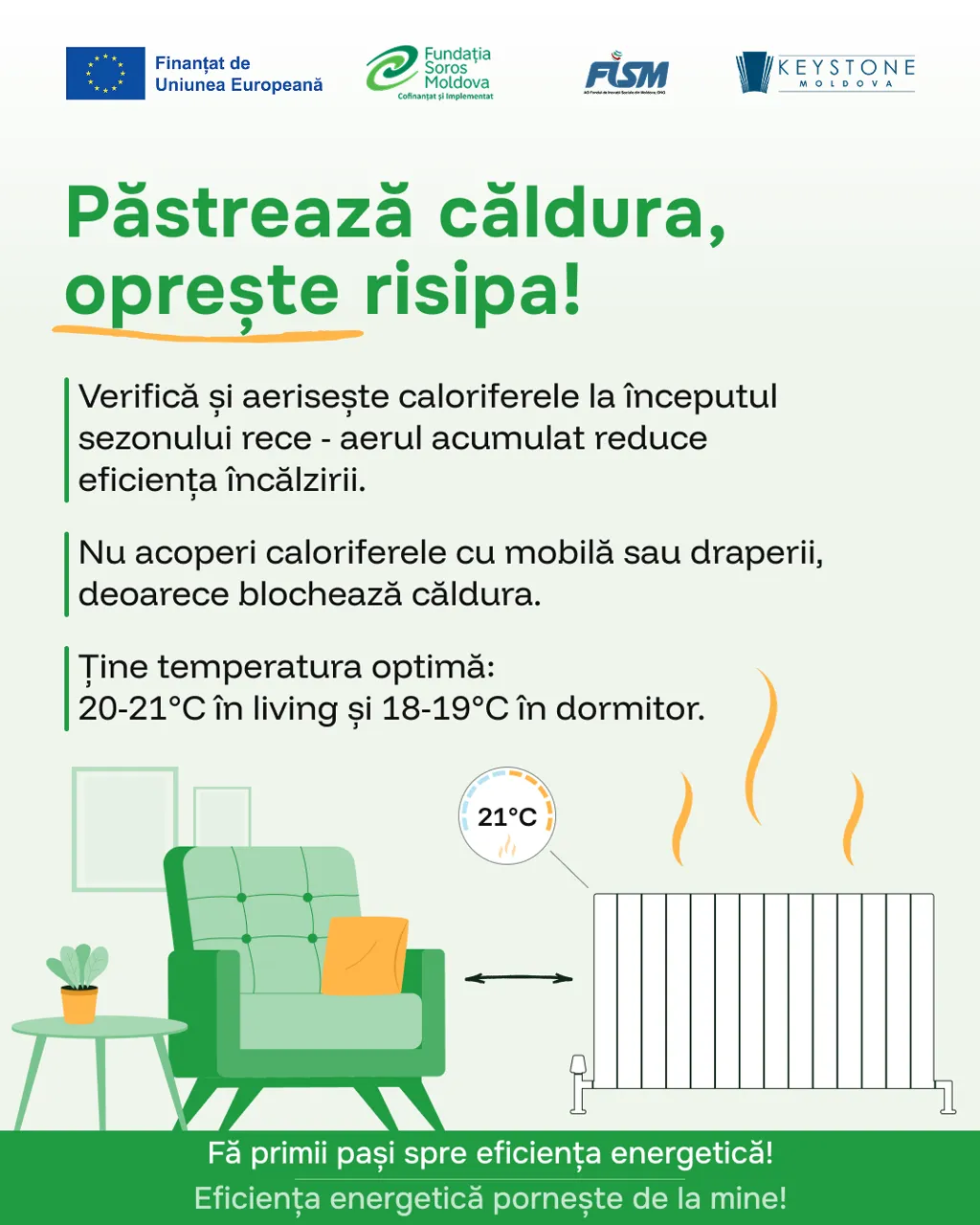 Utilizăm energia eficient: Gesturi simple care reduc consumul și costurile și cum ne pregătim pentru sezonul rece