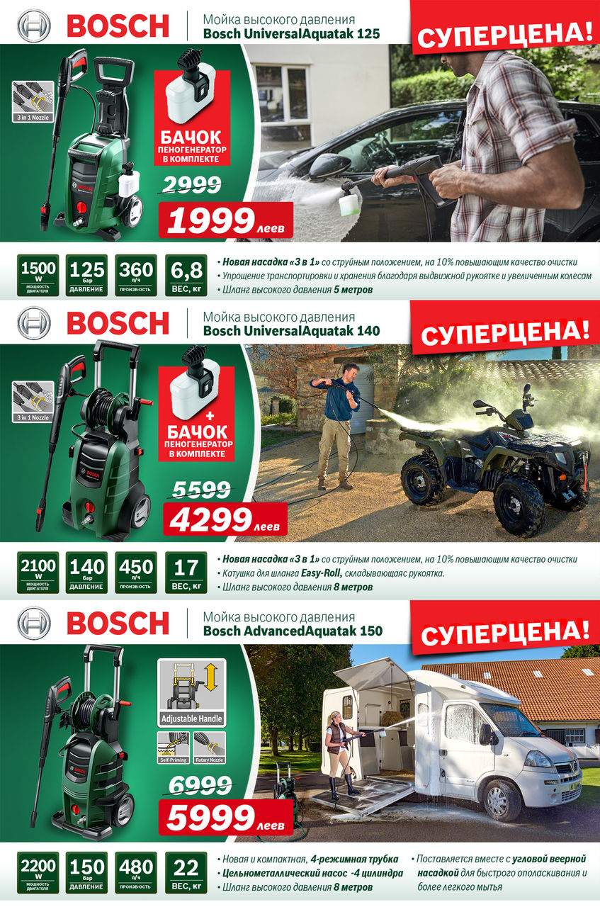 Садовая техника Bosch: Супер-предложения осени