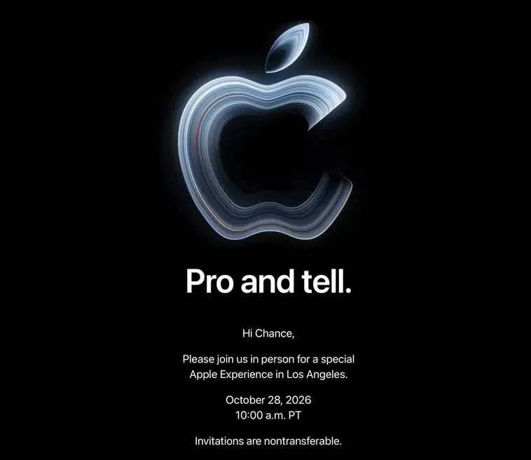 Apple назначила презентацию на 28 октября — покажут MacBook Pro с OLED и iPad mini