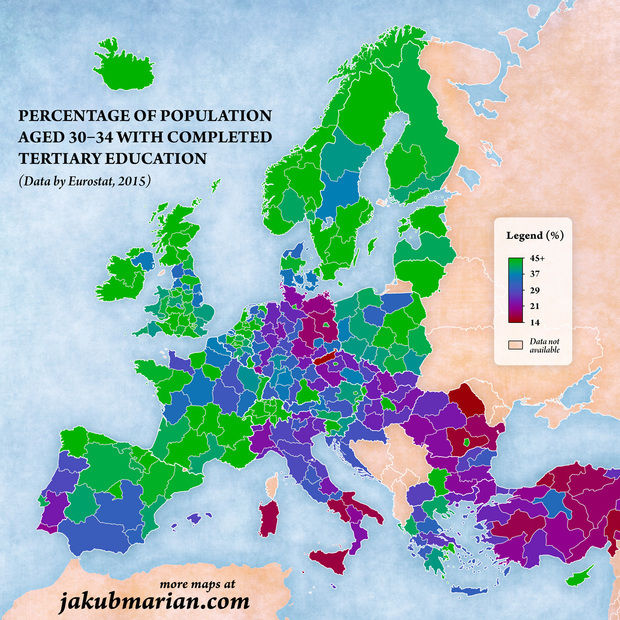 Unde se află cei mai educaţi oameni din Europa