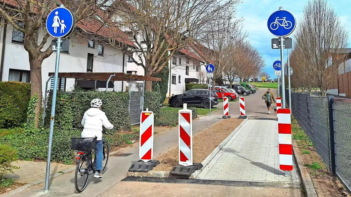 Cea mai scurtă pistă pentru biciclete din Germania are doar 13,81 metri lungime