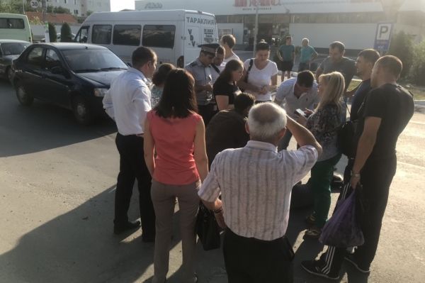 В центре Комрата автомобиль сбил пешехода