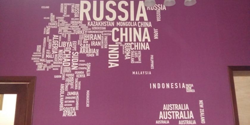 Un hotel din Chișinău a afișat o hartă pe care Țările Baltice au fost înlocuite cu Rusia