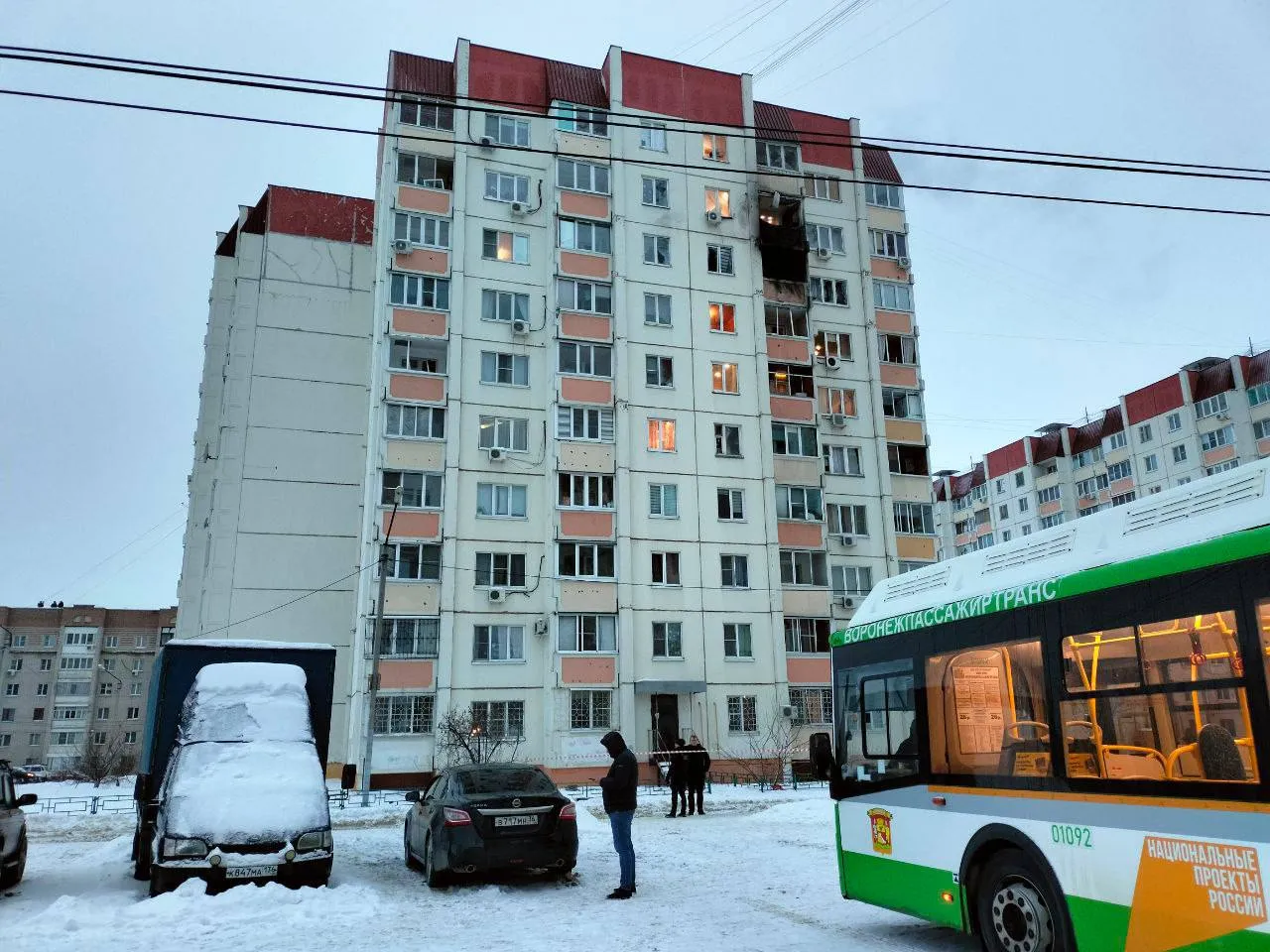 В Воронеже обломки беспилотника попали в жилой дом: пострадал ребенок