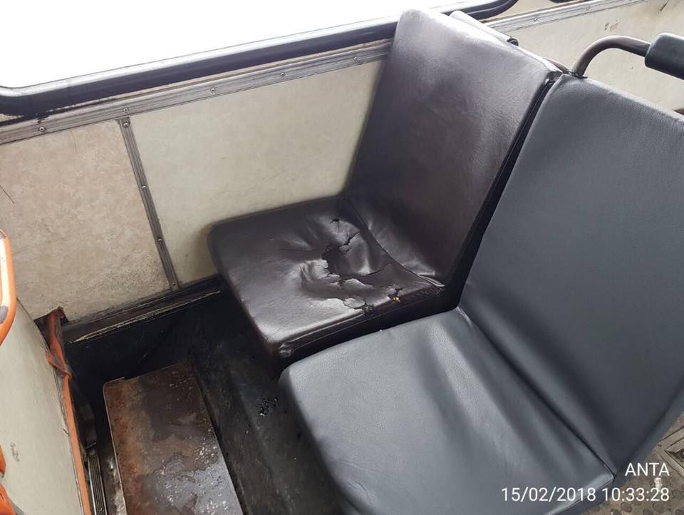 Минэкономики наказало водителя автобуса, находящегося в плохом состоянии