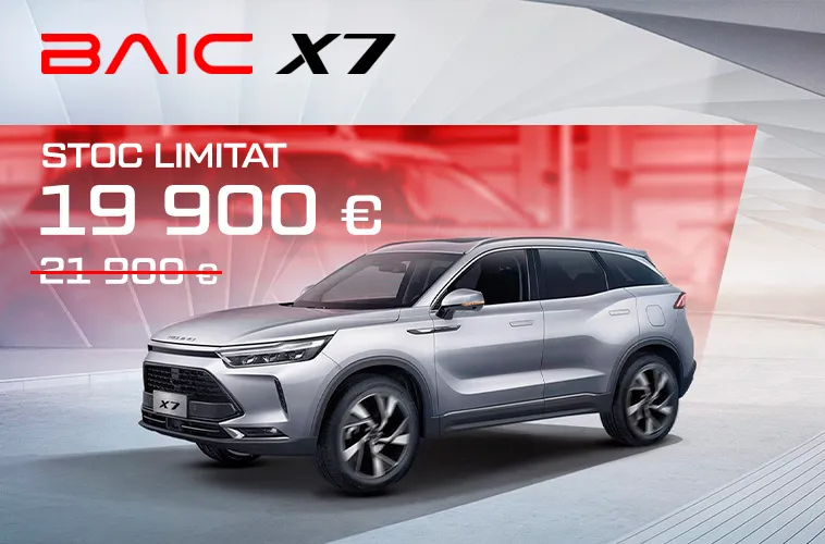 GBS: SUV-ul viitorului, BAIC X7, la un preț accesibil - 19.900 euro