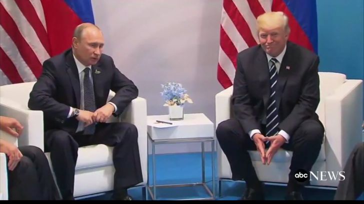Primele imagini de la întâlnirea istorică Trump - Putin