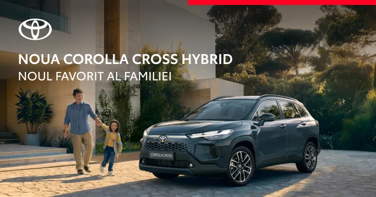 Toyota a prezentat Noua Corolla Cross: Mai mult confort, tehnologie și stil