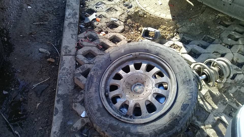 ДТП на Чеканах: У БМВ отвалилось колесо