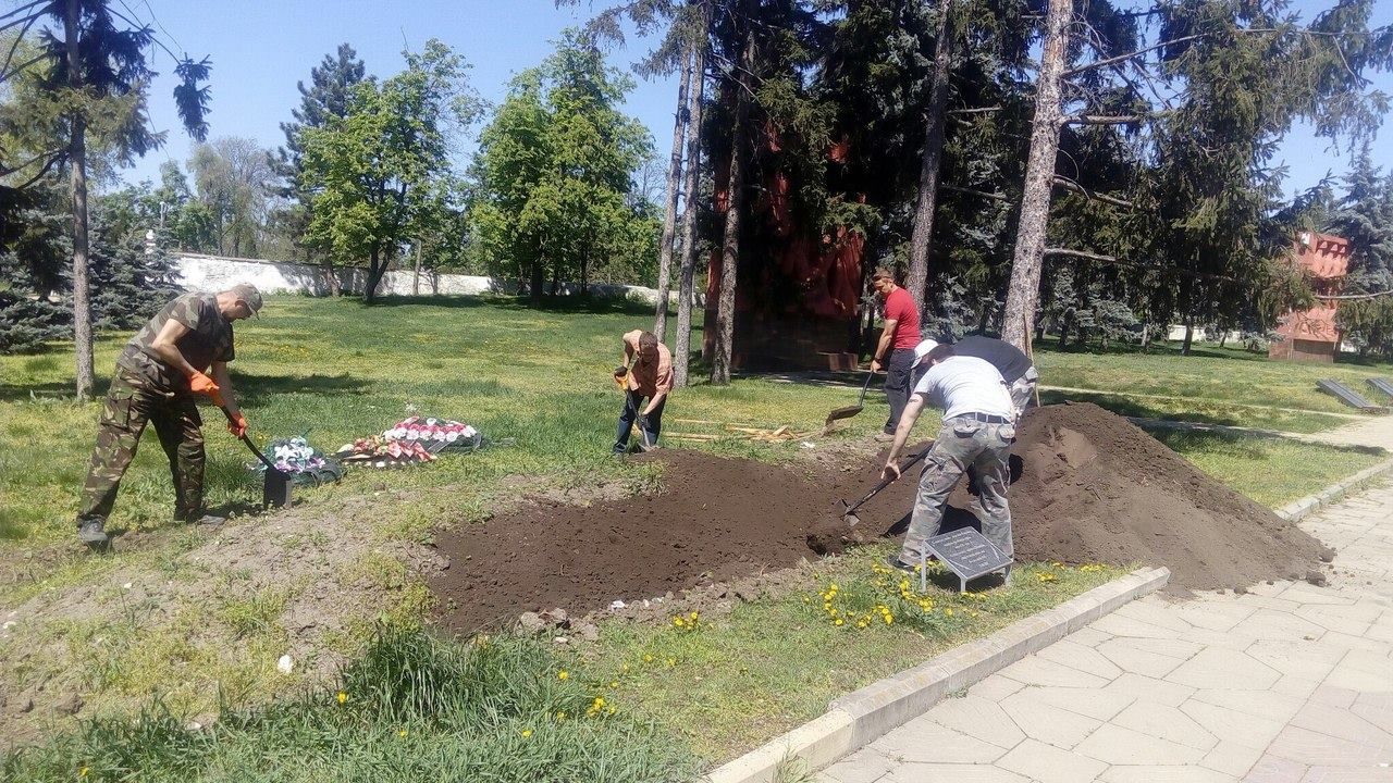 На мемориале «Вечность» обновили захоронение защитников Кишинева