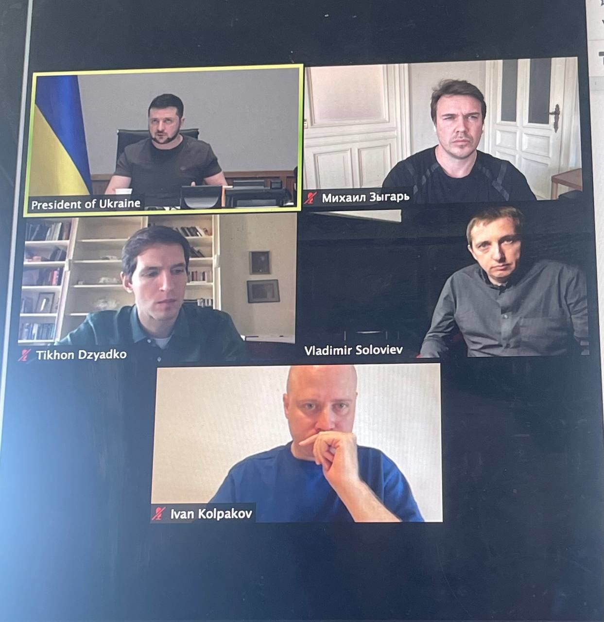 В России запрещают публиковать интервью с Зеленским