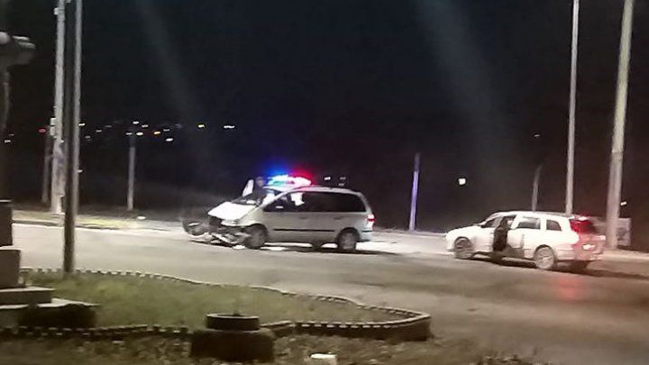 В столице произошла авария с участием полицейской машины