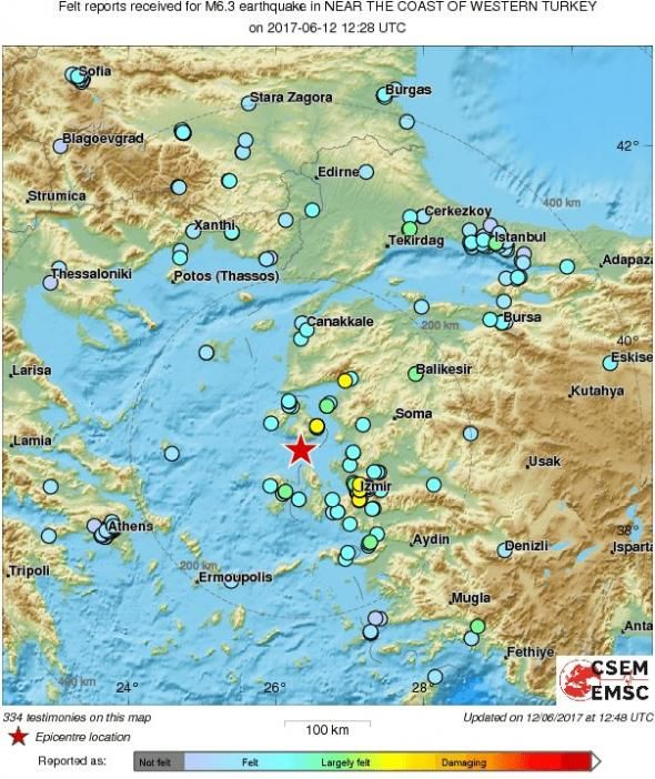 Cutremur puternic în Turcia. Seismul s-a simțit și în Bulgaria