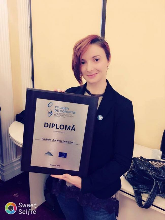 Domnica Cemortan a fost premiata