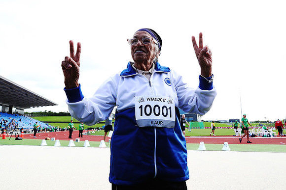 La 101 ani, medaliată cu aur pentru proba de sprint de 100 m