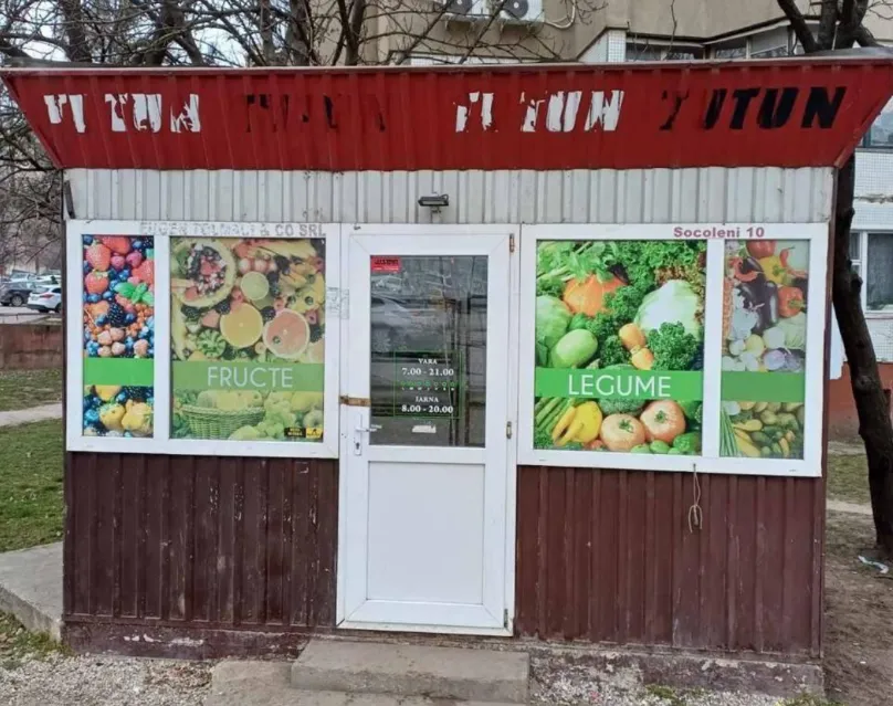 O construcție neautorizată din sectorul Râșcani, demontată
