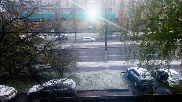 Москву засыпало снегом