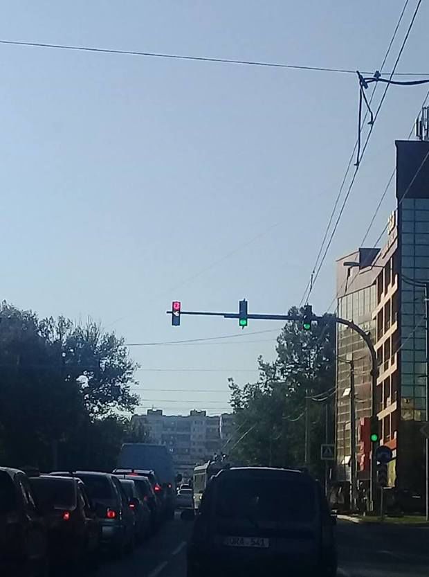 На Рышкановке изменился режим работы некоторых светофоров