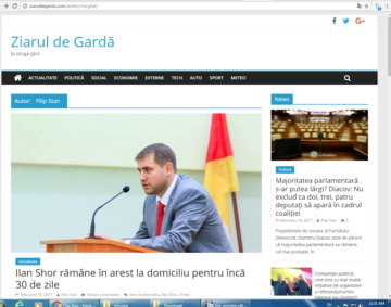 Site-fantomă apărut peste noapte în RM: Identitatea Ziarului de Gardă, furată pentru a crea un site anti-opoziţie