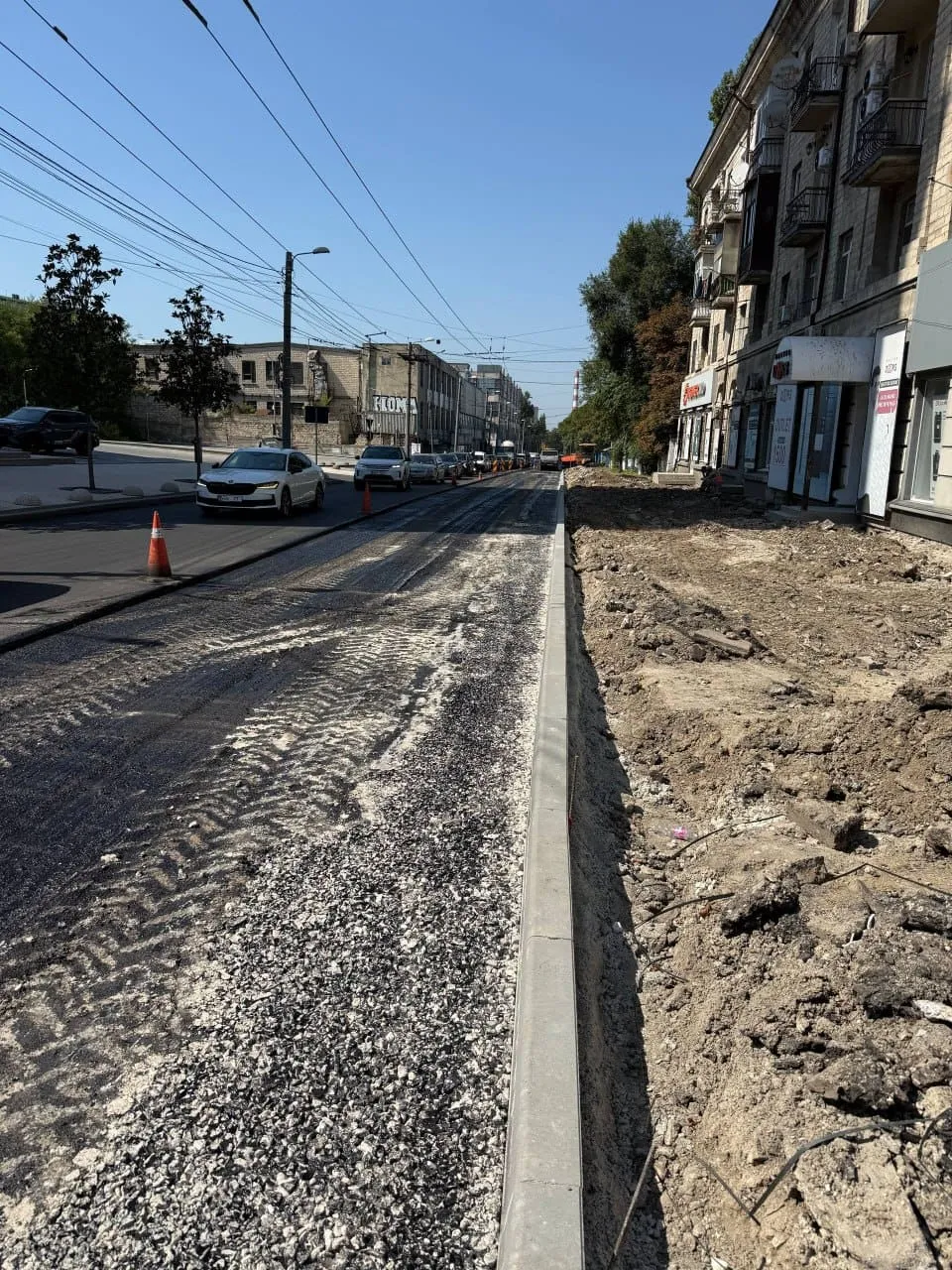 В Кишиневе улицу Митрополита Дософтея открывают для транспорта