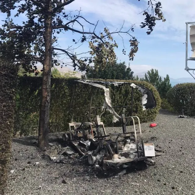 В Крыму сожгли автомобиль и гольф-кар Дмитрия Киселёва