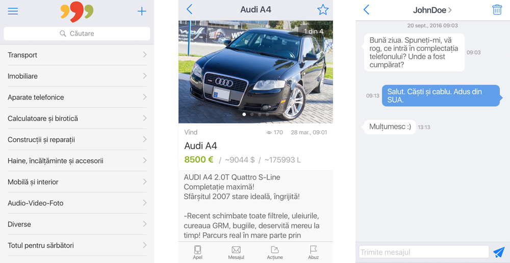 999: Actualizarea aplicațiilor mobile iOS și Android