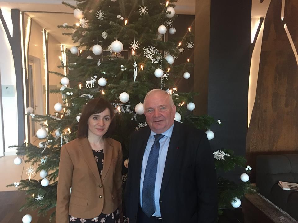 Maia Sandu la un eveniment important pentru Angela Merkel